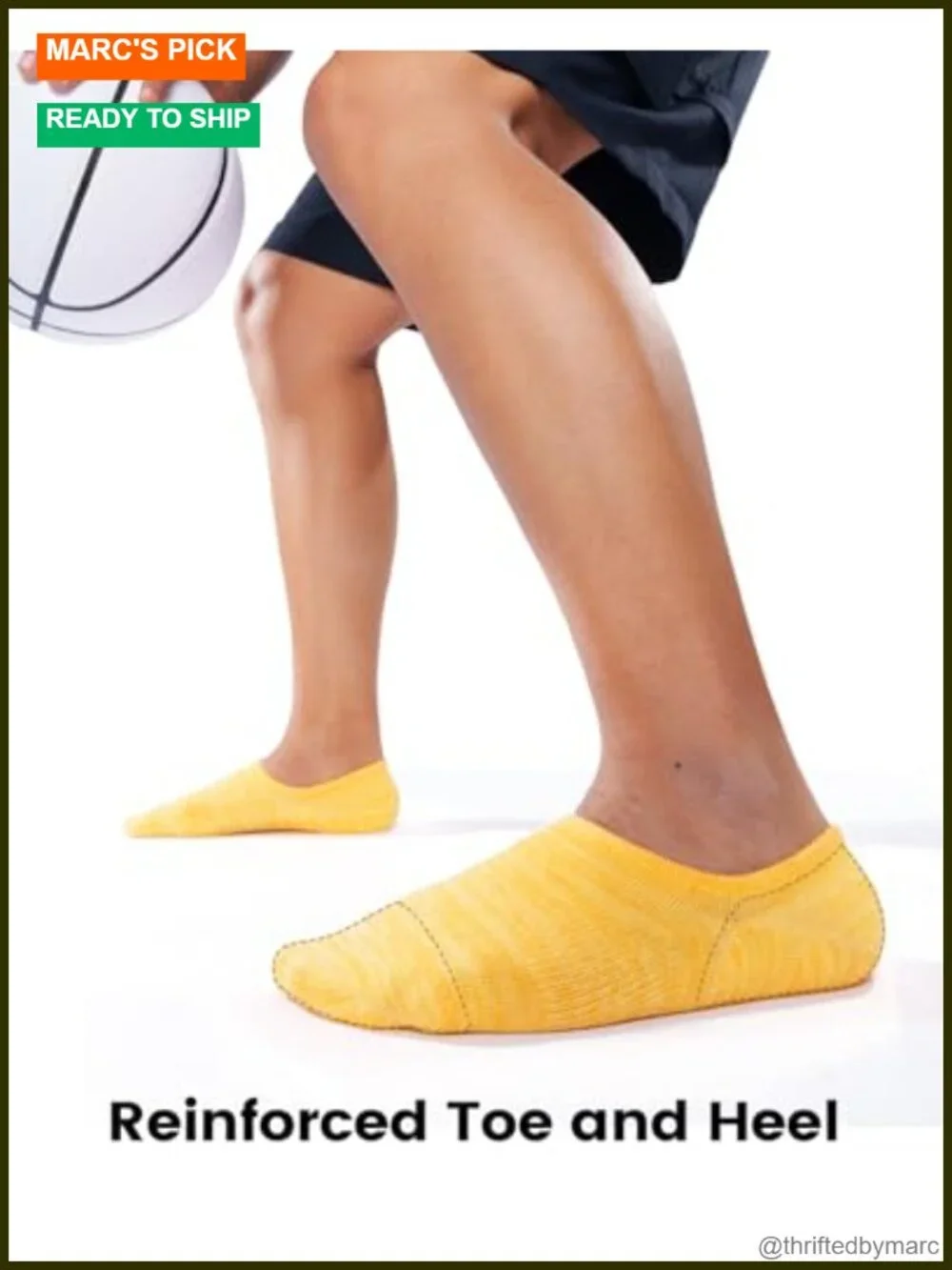 No Show Socks Men Low Cut Ankle Short Athletic Socks Non-Slip Grip 8 Pairs